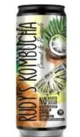 Karastusjook RUDY'S, Kombucha, Coconut & Pineapple, 330ml, purk