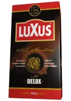 Jahvatatud kohv LUXUS, 100% Arabica, 0,5 kg (kogus 2 tükki)