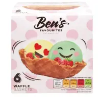 Vahvlikausid BEN'S FAVOURITES, magusad, 6 tk, 78g