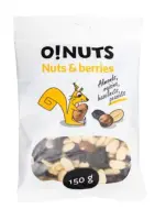 Pähklite ja rosinate segu O!NUTS, 150 g