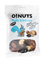 Pähklite ja rosinate segu O!NUTS Extra, 150 g