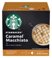 Kohvikapslid STARBUCKS NESCAFE  Dolce Gusto Caramel Macchia 6+6tk 12.78g