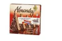 Kook ALMONDY külmutatud mandlikook šokolaadiga, lõigatud, 1 kg