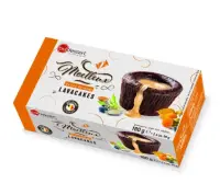 Külmutatud šokolaadikook Lava, BELDESSERT, soolase karamelliga, 2x90g (kogus 12 tükki)