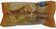 LE2KAS Karamellijäätis vahvlitopsis, 5%, 120 ml/65g (kogus 48 tükki)