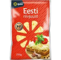 Juust E-PIIM Eesti riivitud,laktoosivaba,26%, 250g