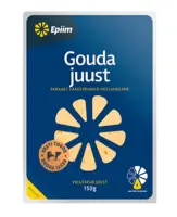 Gouda juust E-PIIM, viilutatud, 150g