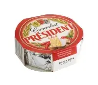 Hallitusjuust PRESIDENT Camembert, 32%, tšilliga, 120 g