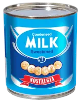 Kondenspiim NOSTALGIA magustatud, 8%, 397g (kogus 5 tükki)