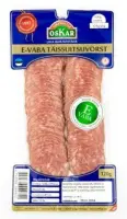 Täissuitsuvorst OSKAR, E-vaba, viilutatud, 120g (kogus 2 tükki)