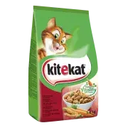 Kassitoit KITEKAT kuiv loomaliha ja köögiviljadega, 1,8 kg
