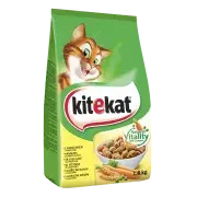 Kassitoit KITEKAT kuiv kanaliha ja köögiviljadega, 1,8 kg