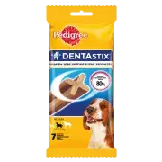 Närimispulk PEDIGREE Dentastix keskmiste koertele 7tk, 180g