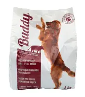 Kuivtoit täiskasvanud koertele BUDDY, veiselihaga, 3 kg