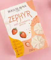 Sefiir BOGUSLAVNA, maasikatükkidega, 230g