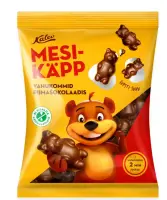 Vahukommid KALEV Mesikäpp piimašokolaadis 115g (kogus 2 tükki)
