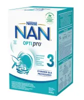 NAN OPTIPRO 3 piimal põhinev jätkupiimasegu alates 1. eluaastast, 650g