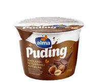 Puding ALMA, šokolaadi-metsapähkli, 230g (kogus 3 tükki)