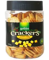 Kreekerid GULLON Cheddari juustu maitsega, 250g (kogus 2 tükki)