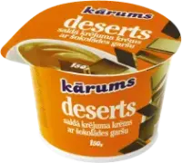 Koorekreem KARUMS, vahustatud, šokolaadi, 8%, 150g (kogus 2 tükki)
