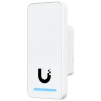 UniFi Access 2nd generation compact indoor/outdoor reader for organizations, with integrated welcome speaker and LED flash