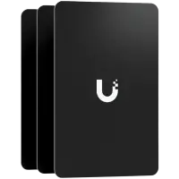 A pack of 10 highly-secure NFC cards used for access control within UniFi. Color - Black