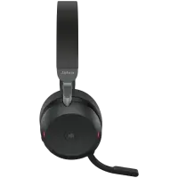 JABRA EVOLVE2 75, Link390a MS Stereo Black, EVOLVE2 75 headset Black MS, Link 380 BT adapter USB-A MS,1.2m USB-C to USB-A cable, carry pouch, warranty and warning (safety leaflets)