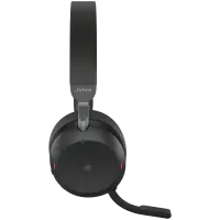 JABRA EVOLVE2 75, Link380a MS Stereo Stand Black, EVOLVE2 75 headset Black MS, Link 380 BT adapter USB-A MS, EVOLVE2 75 Deskstand USB-A,1.2m USB-C to USB-A cable, carry pouch, warranty and warning (safety leaflets) – pilt 4