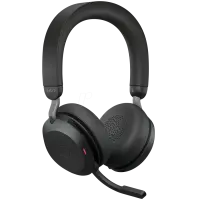 JABRA EVOLVE2 75, Link380c MS Stereo Black, EVOLVE2 75 headset Black MS, Link 380 BT adapter USB-C MS,1.2m USB-C to USB-C cable, carry pouch, warranty and warning (safety leaflets)