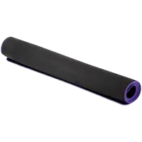 LORGAR RX1FM, Sim Racing Floor Mat Advanced, Stitched edge, 1,700X700X3 mm, Black/purple – pilt 2