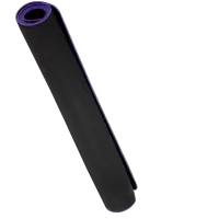 LORGAR RX1FM, Sim Racing Floor Mat Advanced, Stitched edge, 1,700X700X3 mm, Black/purple – pilt 3