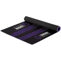 LORGAR RX1FM, Sim Racing Floor Mat Advanced, Stitched edge, 1,700X700X3 mm, Black/purple – pilt 4