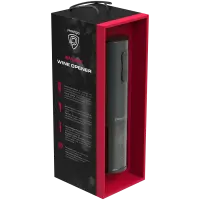 Bolsena, Electric wine opener with Prestigio Logo, aerator , vacuum preserver, Black color – pilt 9