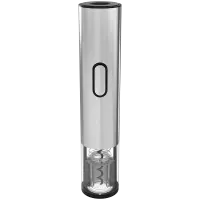 Prestigio Garda, smart wine opener, simple operation with 2 buttons, aerator, vacuum stopper preserver, foil cutter, opens up to 50 bottles wihout recharging, premium design, 500mAh battery, Dimensions D 17mm* H 290mm* W100 mm, silver color. – pilt 8