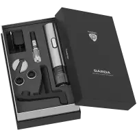 Prestigio Garda, smart wine opener, simple operation with 2 buttons, aerator, vacuum stopper preserver, foil cutter, opens up to 50 bottles wihout recharging, premium design, 500mAh battery, Dimensions D 17mm* H 290mm* W100 mm, silver color. – pilt 16