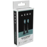 AENO Replacement Toothbrush Heads for DB1S/DB2S, Black, 2 pcs – pilt 4