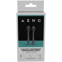 AENO Replacement Toothbrush Heads for DB3/DB4/DB5/DB6, Black, 2 pcs