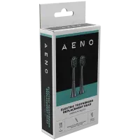 AENO Replacement Toothbrush Heads for DB3/DB4/DB5/DB6, Black, 2 pcs – pilt 3