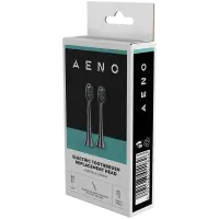 AENO Replacement Toothbrush Heads for DB3/DB4/DB5/DB6, Black, 2 pcs – pilt 4