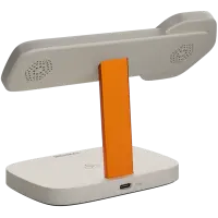 CANYON Wireless Charging Station Hexagon 310 3in1 LightGrey/Orange – pilt 2