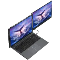 Portable monitor Blackview SCM6 Single Screen 14inch 1920x1080 16:9 LCD 60Hz IPS 178 USB-C 3.1x3 for 13-17.3 inch laptops 332x207x15.6mm Grey Black