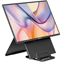 Portable monitor Blackview Table 10 LCD Monitor IPS FHD 23.8inch 1920x1200 16:9 LCD 100Hz 178 USB-C 3.1x2 Full 1xminiHDMI 312x237x32.8mm Plug into Laptop, PC, Game Console, and More, Plug & Play Black