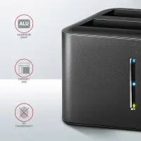 AXAGON ADSA-D25 USB 3.2 Gen 1 - 2x SATA 6G 2.5'' SSD/HDD CLONE DUAL MINI dock – pilt 3