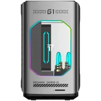 TECNO PC MEGAMINI GAMING G1 Intel i7-13620H DDR5 16Gb SSD 1Tb RTX4060 8Gb Water Cooling WiFi 6 BT 5.2 RJ45 2.5G 2xUSB 3.2 2xUSB 3.1 2xUSB2.0 1xThunderbolt 1xTypeC Full 2xHDMI 1xSD3.0 1xOculink 63Gb/s 1x3.5 Windows11 – pilt 3