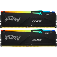 Kingston 32GB 6800MT/s DDR5 CL34 DIMM (Kit of 2) FURY Beast RGB EXPO