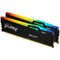 Kingston DRAM 64GB 6000MT/s DDR5 CL36 DIMM (Kit of 2) FURY Beast RGB EXPO
