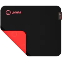 Lorgar Main 323, Gaming mouse pad, Precise control surface, Red anti-slip rubber base, size: 360mm x 300mm x 3mm, weight 0.21kg – pilt 6