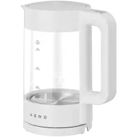 AENO EK5 Electric Kettle, 1.7L, Temp Control 40-100°C, Strix, White – pilt 8