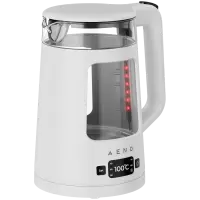 AENO EK6 Electric Kettle, 1.7L, LED Display, Temp Control 40-100°C, Strix
