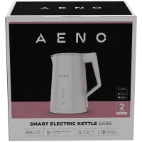 AENO EK8S Smart Electric Kettle, Wi-Fi, 1.7L, Temp Control, Strix, White